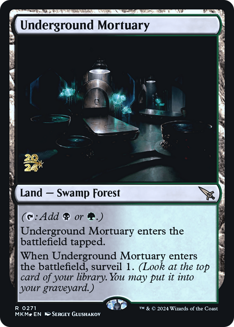 Underground Mortuary [Murders at Karlov Manor Prerelease Promos] | Gear Gaming Bentonville