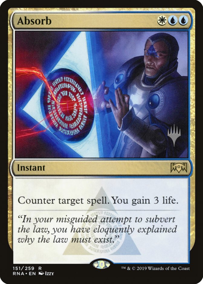 Absorb (Promo Pack) [Ravnica Allegiance Promos] | Gear Gaming Bentonville