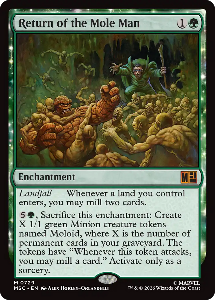 Return of the Mole Man [Marvel Super Heroes Commander] | Gear Gaming Bentonville