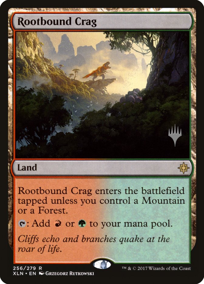 Rootbound Crag (Promo Pack) [Ixalan Promos] | Gear Gaming Bentonville
