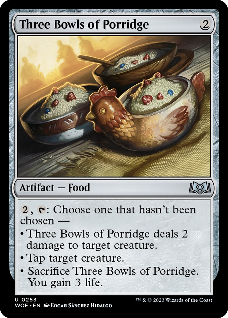 Three Bowls of Porridge [Wilds of Eldraine] | Gear Gaming Bentonville