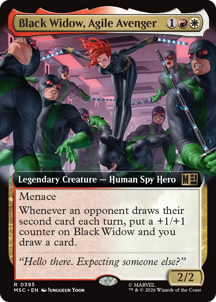 Black Widow, Agile Avenger (Extended Art) [Marvel Super Heroes Commander] | Gear Gaming Bentonville