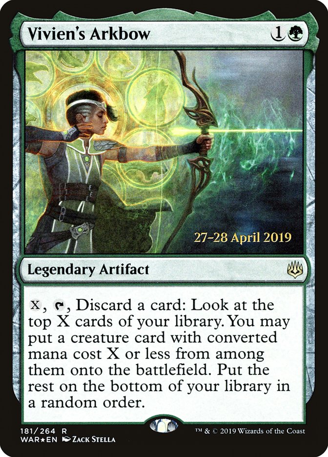 Vivien's Arkbow [War of the Spark Prerelease Promos] | Gear Gaming Bentonville