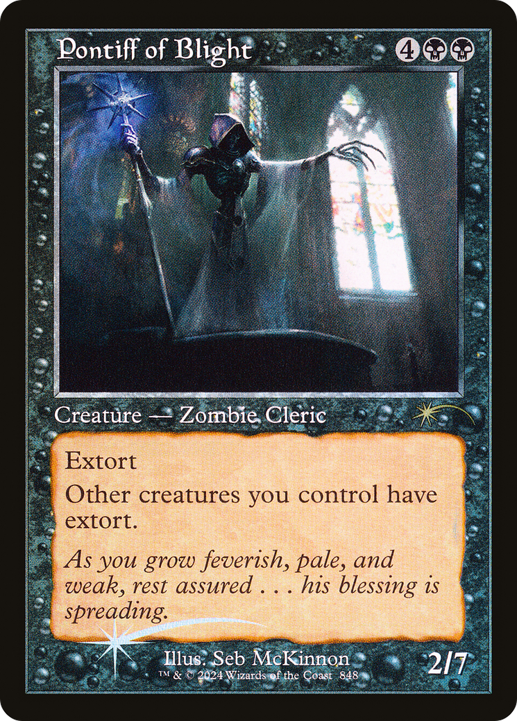 Pontiff of Blight (Retro Frame) [Secret Lair Drop Series] | Gear Gaming Bentonville