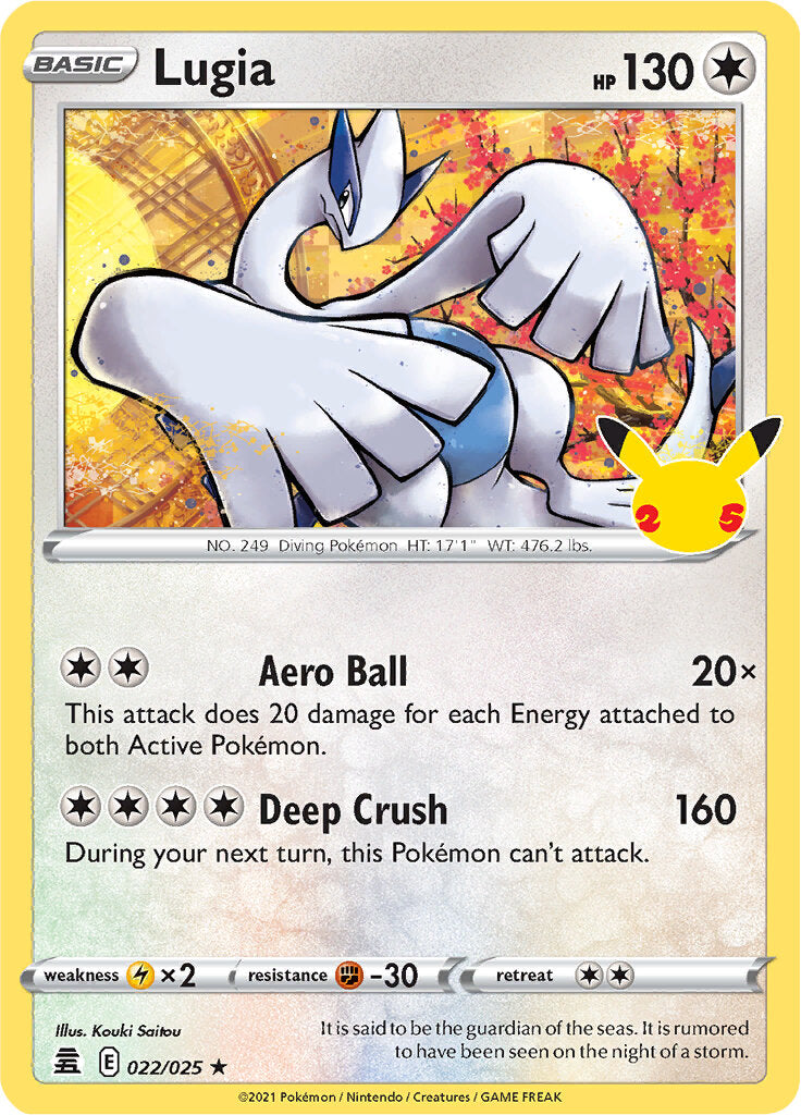 Lugia (022/025) [Celebrations: 25th Anniversary] | Gear Gaming Bentonville