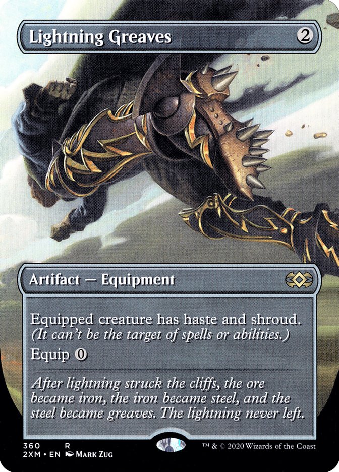 Lightning Greaves (Toppers) [Double Masters] | Gear Gaming Bentonville