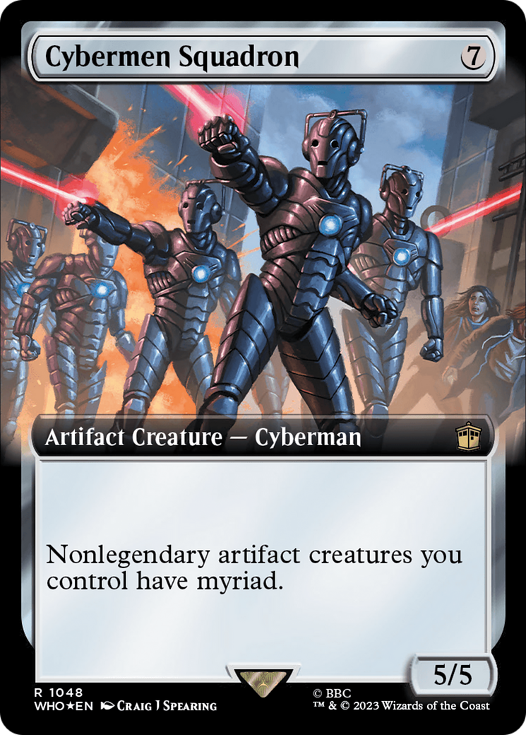 Cybermen Squadron (Extended Art) (Surge Foil) [Doctor Who] | Gear Gaming Bentonville