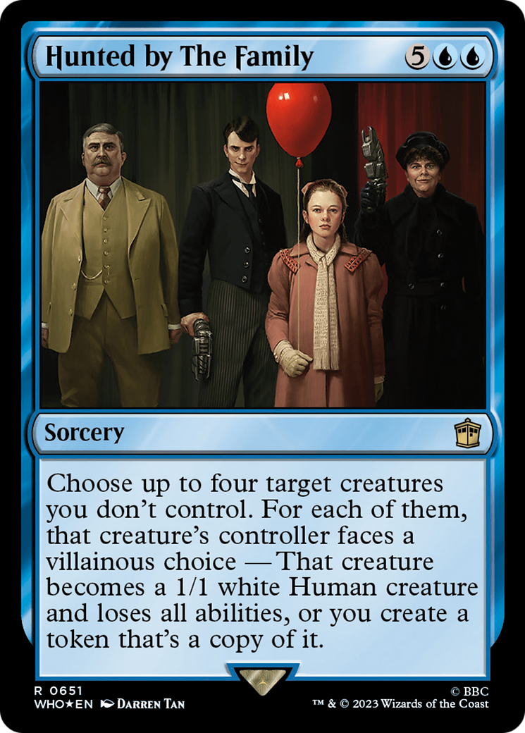 Hunted by The Family (Surge Foil) [Doctor Who] | Gear Gaming Bentonville