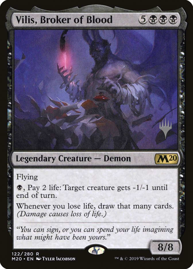 Vilis, Broker of Blood (Promo Pack) [Core Set 2020 Promos] | Gear Gaming Bentonville
