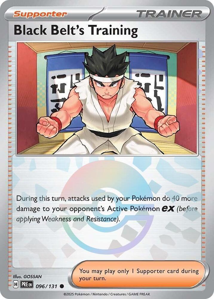 Black Belt's Training (096/131) (Poke Ball Pattern) [Scarlet & Violet: Prismatic Evolutions] | Gear Gaming Bentonville