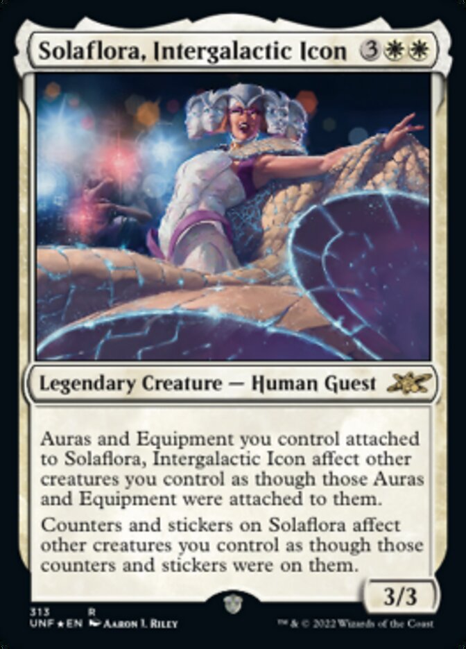 Solaflora, Intergalactic Icon (Galaxy Foil) [Unfinity] | Gear Gaming Bentonville