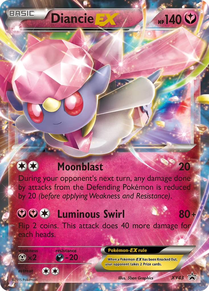 Diancie EX (XY43) [XY: Black Star Promos] | Gear Gaming Bentonville