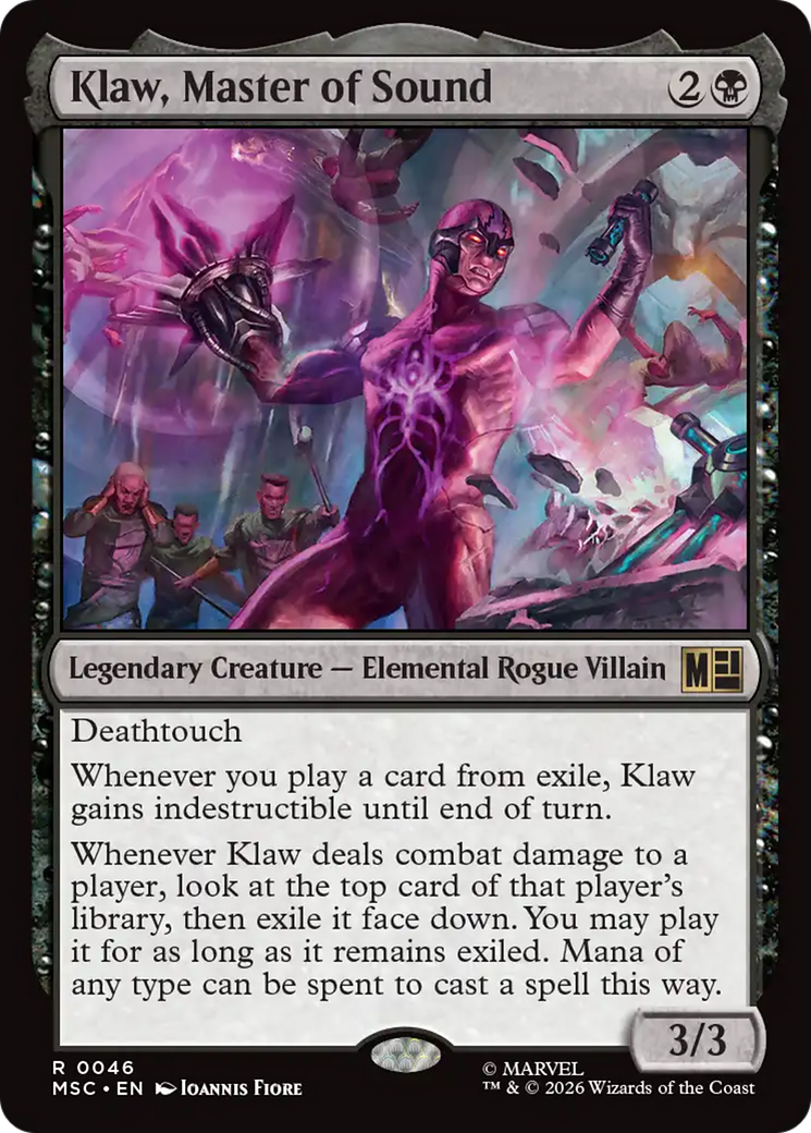 Klaw, Master of Sound (Surge Foil) [Marvel Super Heroes Commander] | Gear Gaming Bentonville