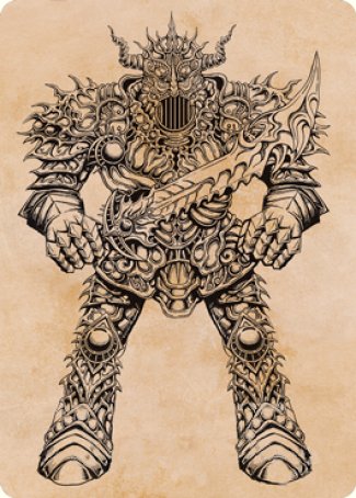 Iron Golem (Showcase) Art Card [Dungeons & Dragons: Adventures in the Forgotten Realms Art Series] | Gear Gaming Bentonville