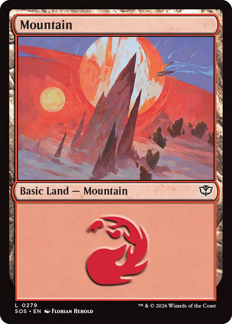 Mountain (0279) [Secrets of Strixhaven] | Gear Gaming Bentonville