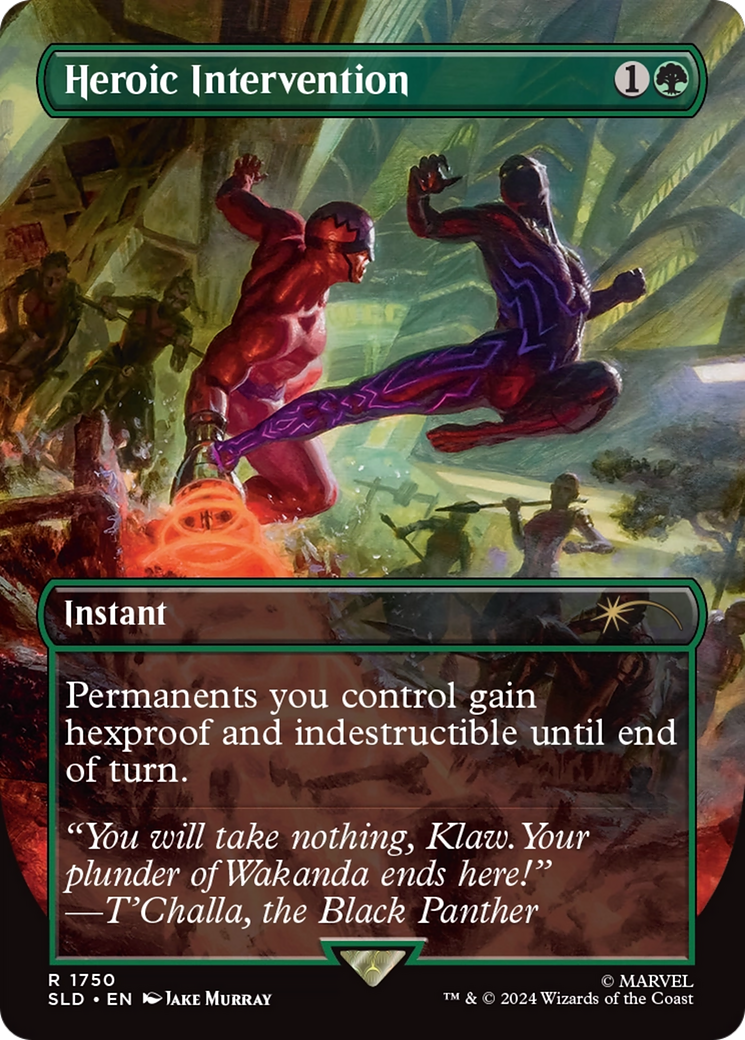Heroic Intervention (Rainbow Foil) [Secret Lair Drop Series] | Gear Gaming Bentonville