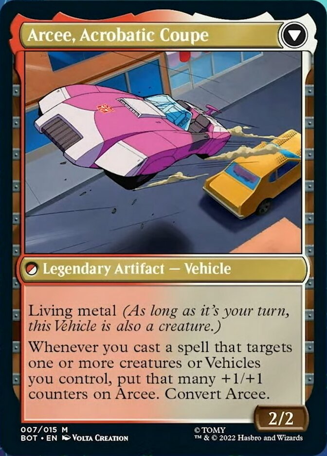 Arcee, Sharpshooter // Arcee, Acrobatic Coupe [Transformers] | Gear Gaming Bentonville
