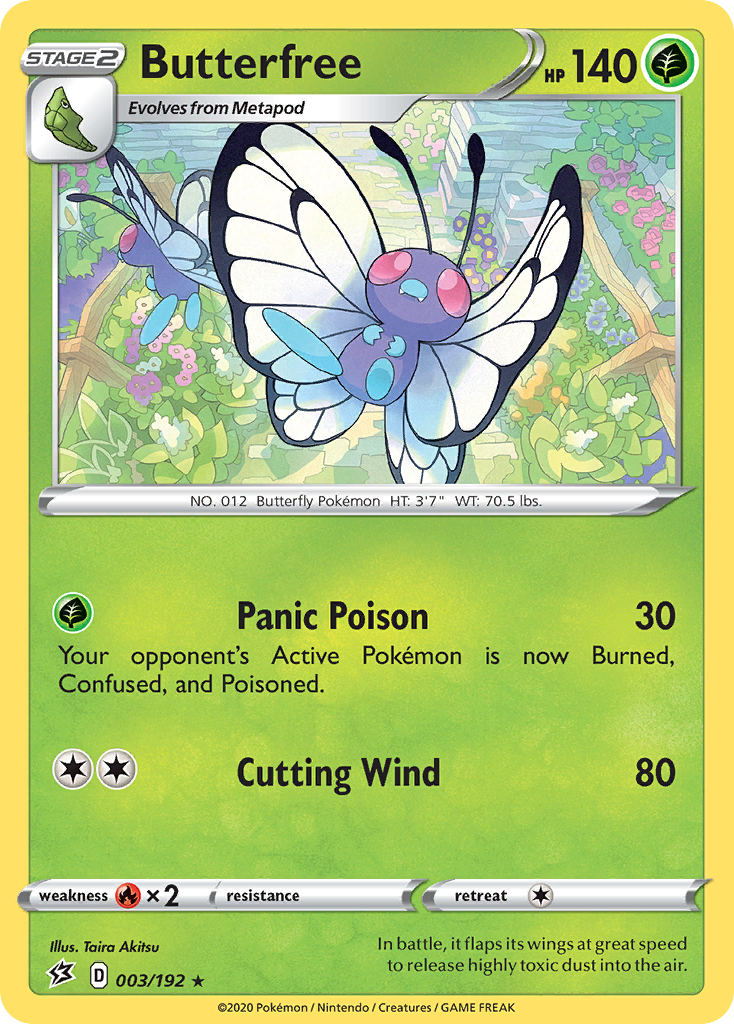 Butterfree (003/192) [Sword & Shield: Rebel Clash] | Gear Gaming Bentonville