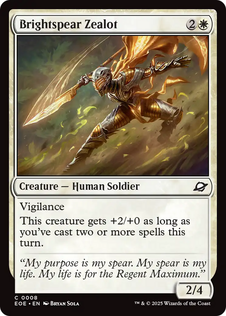 Brightspear Zealot [Edge of Eternities] | Gear Gaming Bentonville