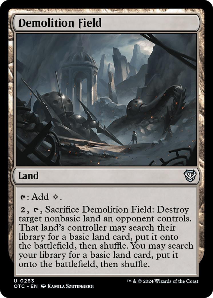 Demolition Field [Outlaws of Thunder Junction Commander] | Gear Gaming Bentonville