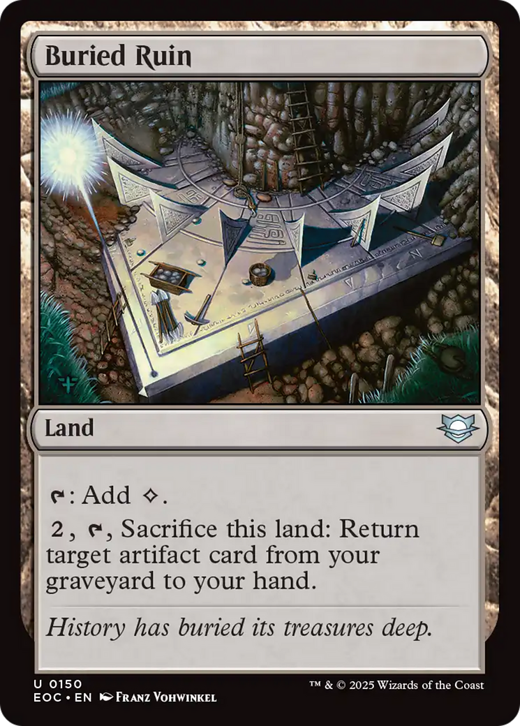 Buried Ruin [Edge of Eternities Commander] | Gear Gaming Bentonville
