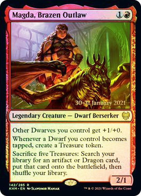 Magda, Brazen Outlaw [Kaldheim Prerelease Promos] | Gear Gaming Bentonville