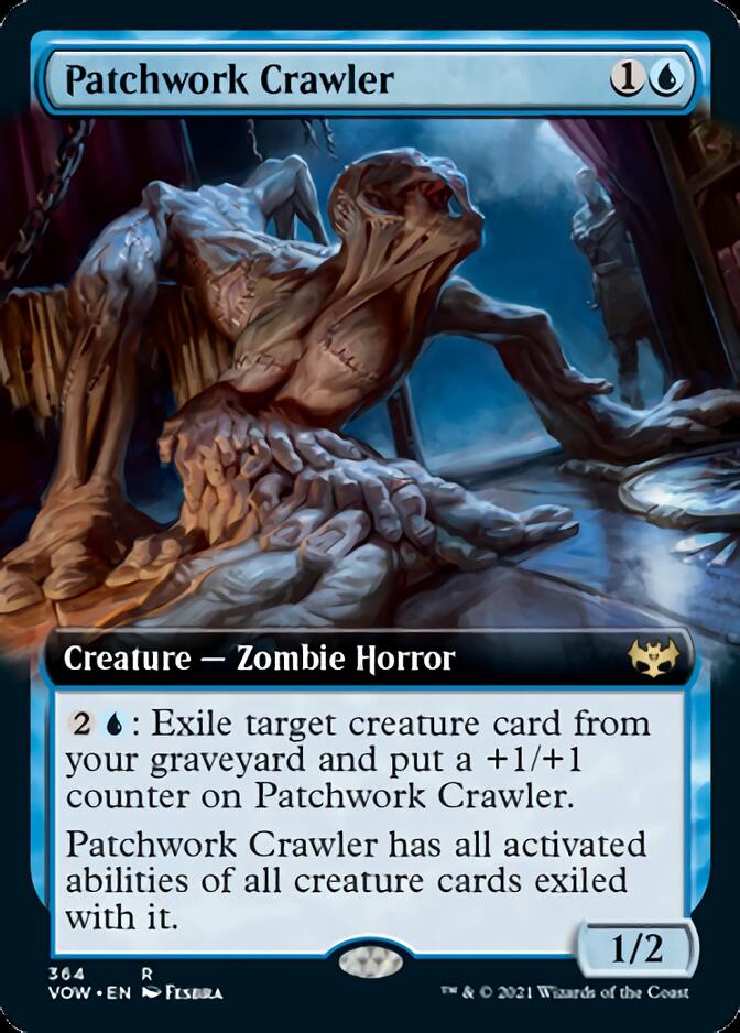 Patchwork Crawler (Extended Art) [Innistrad: Crimson Vow] | Gear Gaming Bentonville