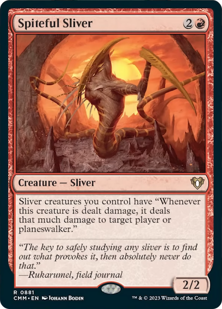 Spiteful Sliver [Commander Masters] | Gear Gaming Bentonville