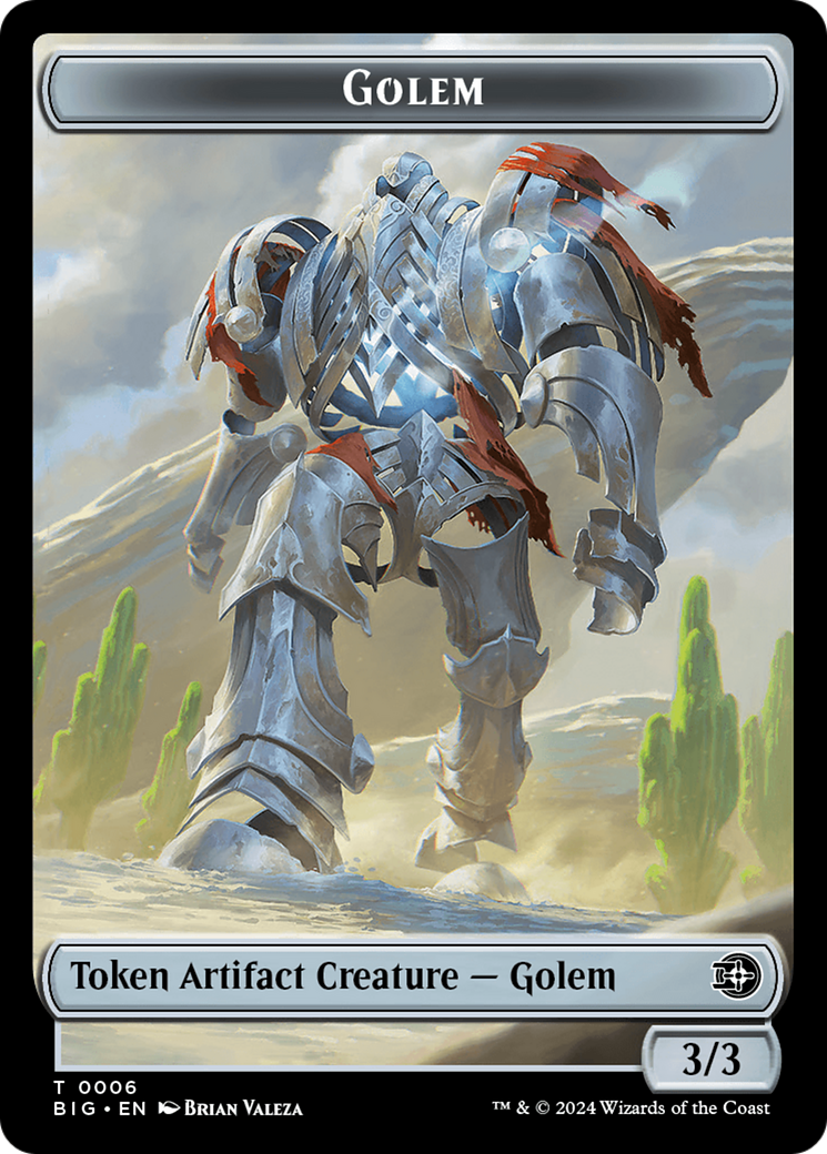 Golem Token [Outlaws of Thunder Junction: The Big Score Tokens] | Gear Gaming Bentonville