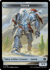 Golem // Plot Double-Sided Token [Outlaws of Thunder Junction: The Big Score Tokens] | Gear Gaming Bentonville