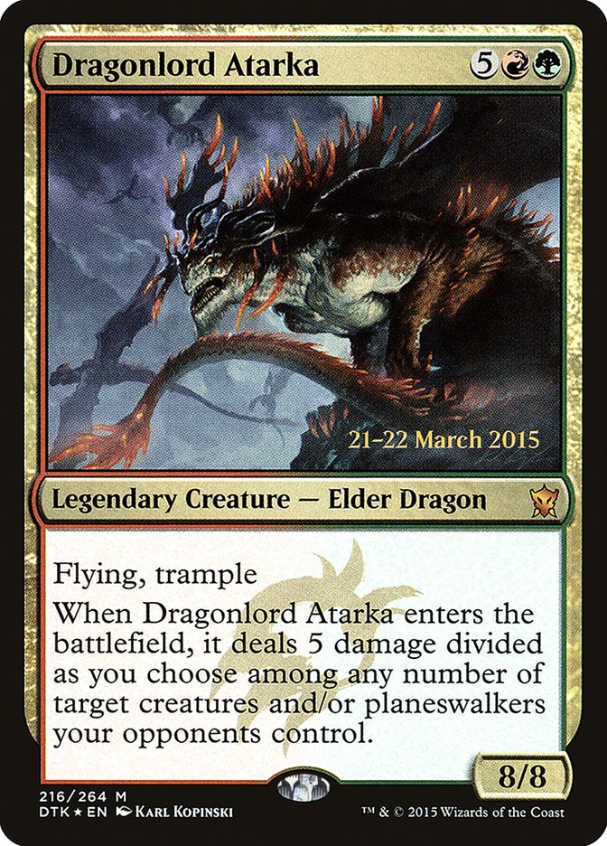 Dragonlord Atarka [Dragons of Tarkir Prerelease Promos] | Gear Gaming Bentonville
