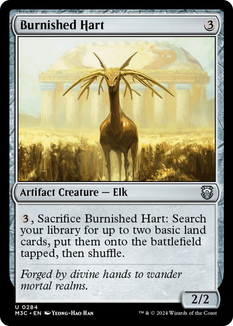 Burnished Hart (Ripple Foil) [Modern Horizons 3 Commander] | Gear Gaming Bentonville