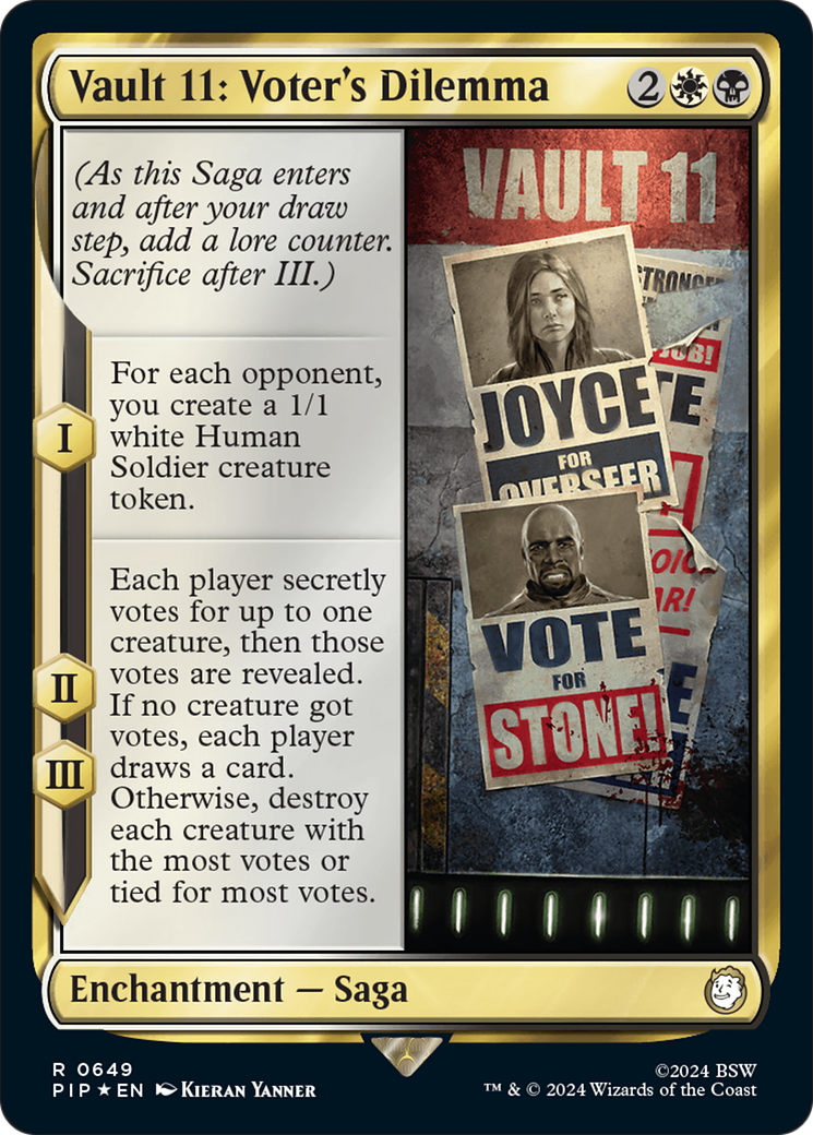 Vault 11: Voter's Dilemna (Surge Foil) [Fallout] | Gear Gaming Bentonville