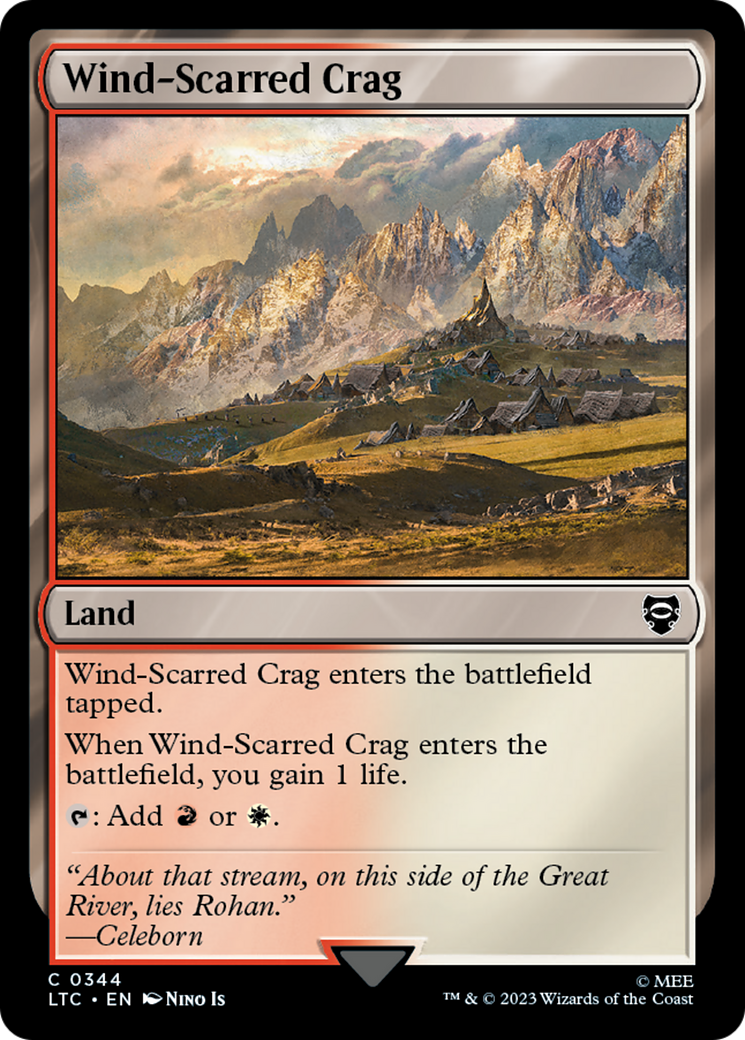 Wind-Scarred Crag [The Lord of the Rings: Tales of Middle-Earth Commander] | Gear Gaming Bentonville