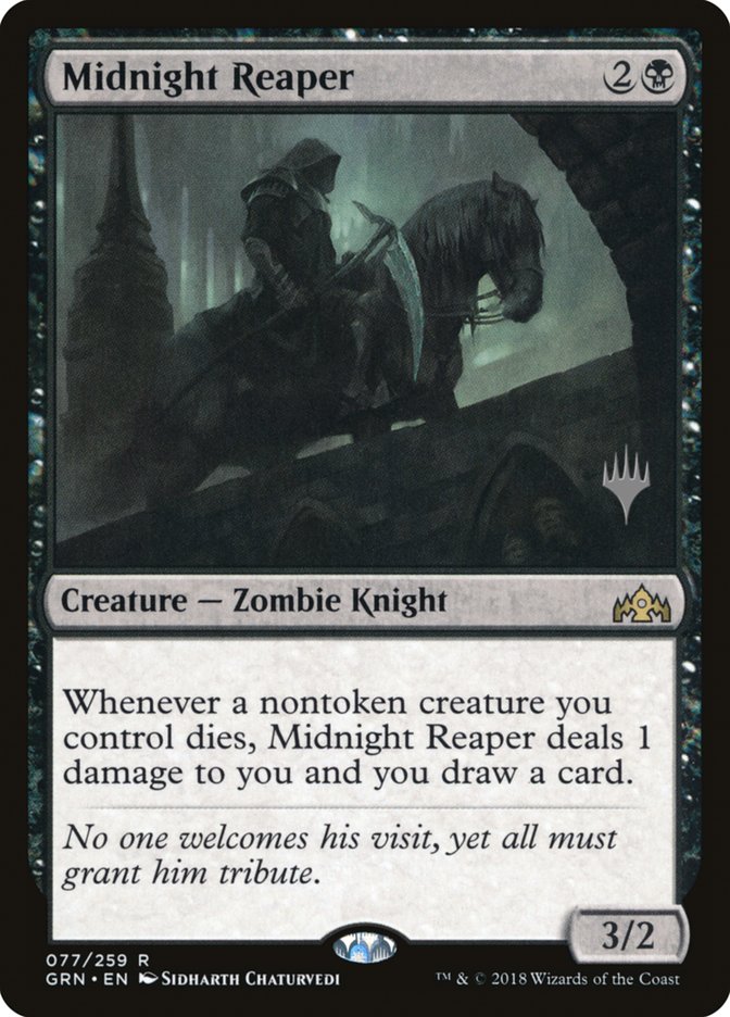 Midnight Reaper (Promo Pack) [Guilds of Ravnica Promos] | Gear Gaming Bentonville