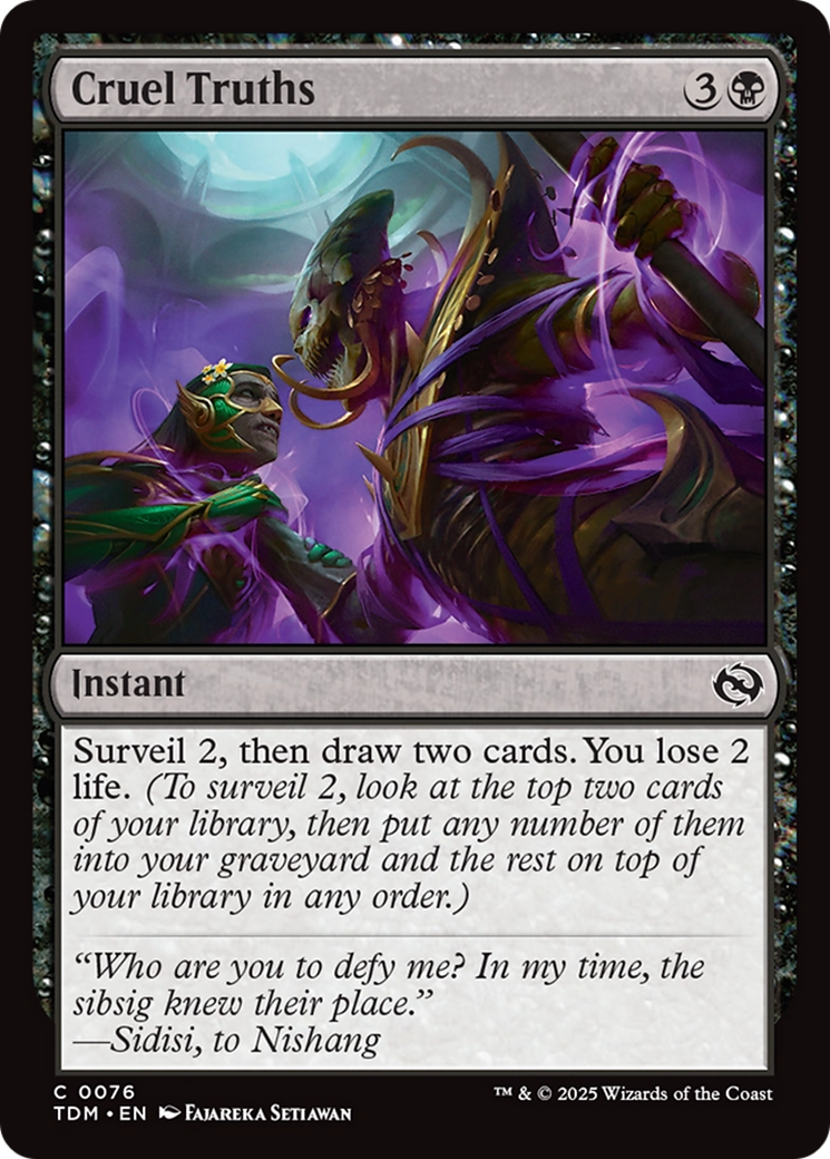 Cruel Truths [Tarkir: Dragonstorm] | Gear Gaming Bentonville