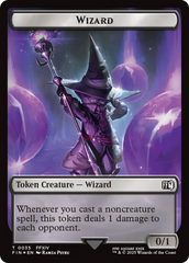 Hero (0031) // Wizard (0035) Double-Sided Token (Surge Foil) [FINAL FANTASY Tokens] | Gear Gaming Bentonville