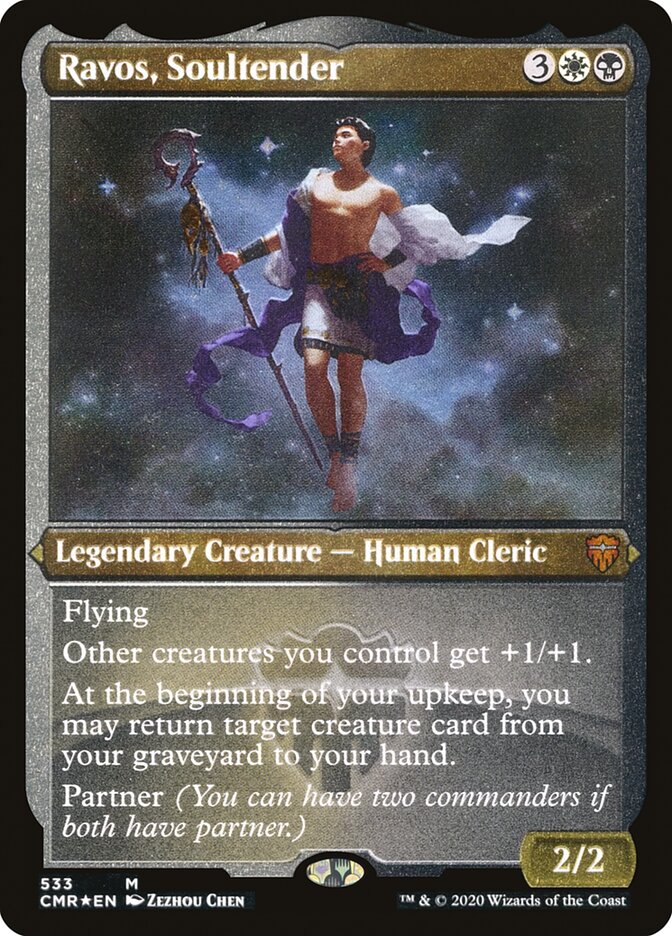 Ravos, Soultender (Etched) [Commander Legends] | Gear Gaming Bentonville