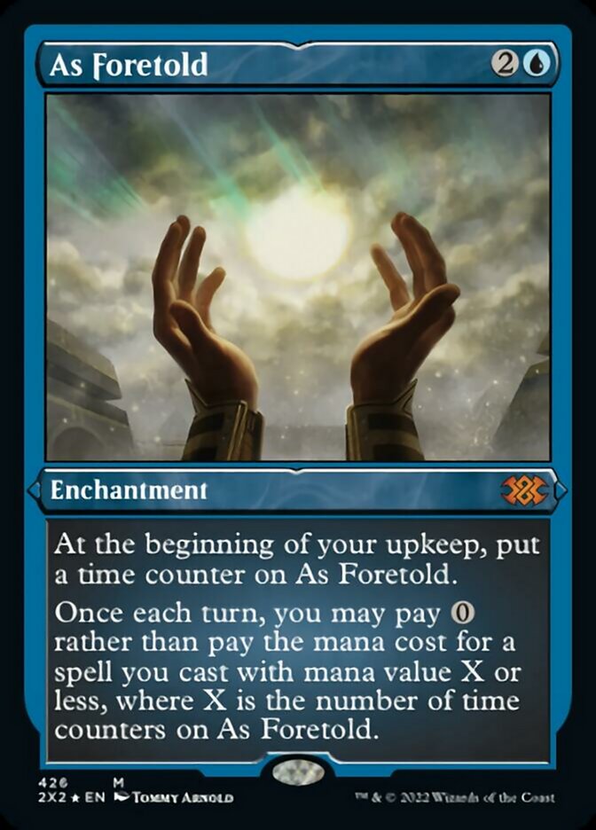 As Foretold (Foil Etched) [Double Masters 2022] | Gear Gaming Bentonville