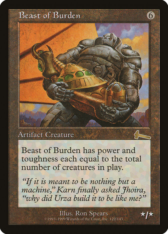 Beast of Burden [Urza's Legacy] | Gear Gaming Bentonville