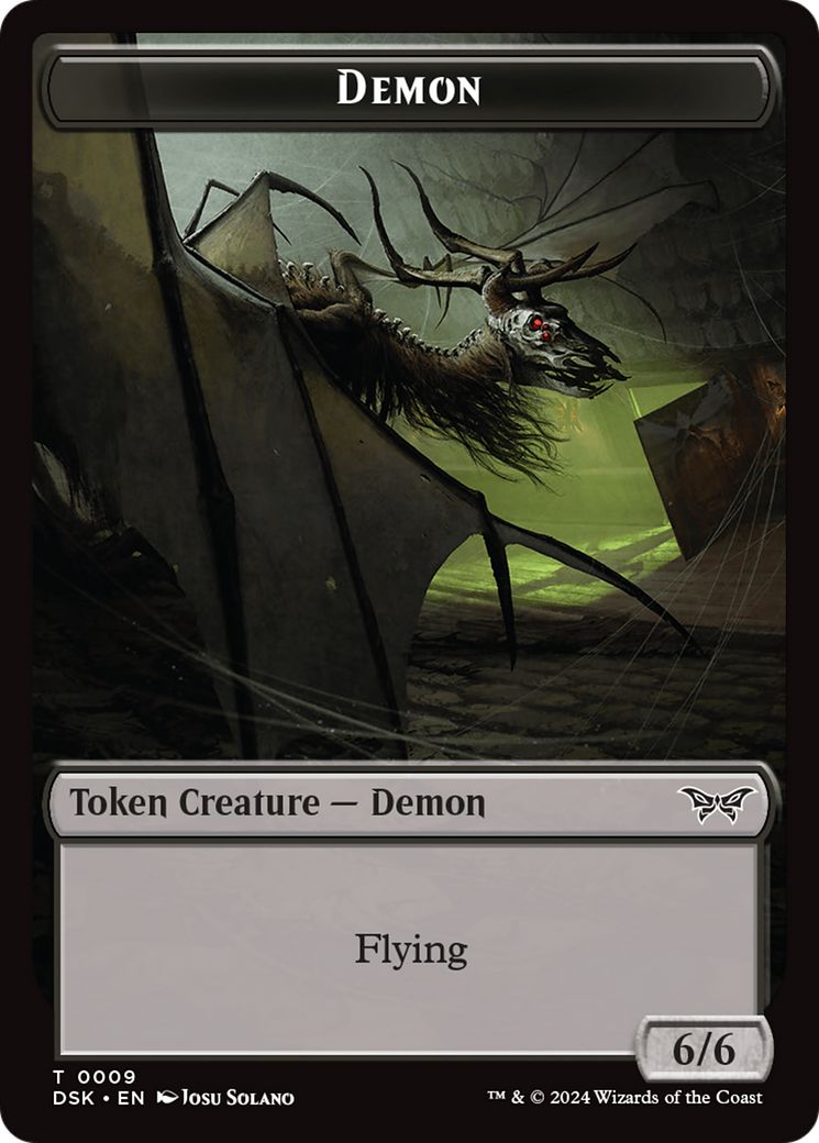 Demon Token [Duskmourn: House of Horror Tokens] | Gear Gaming Bentonville