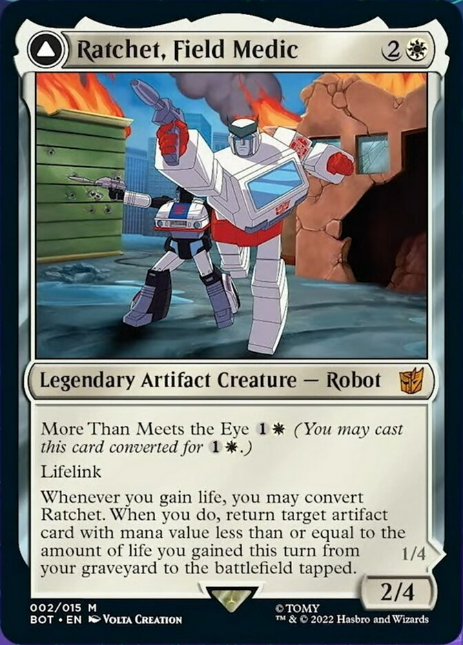 Ratchet, Field Medic // Ratchet, Rescue Racer [Transformers] | Gear Gaming Bentonville