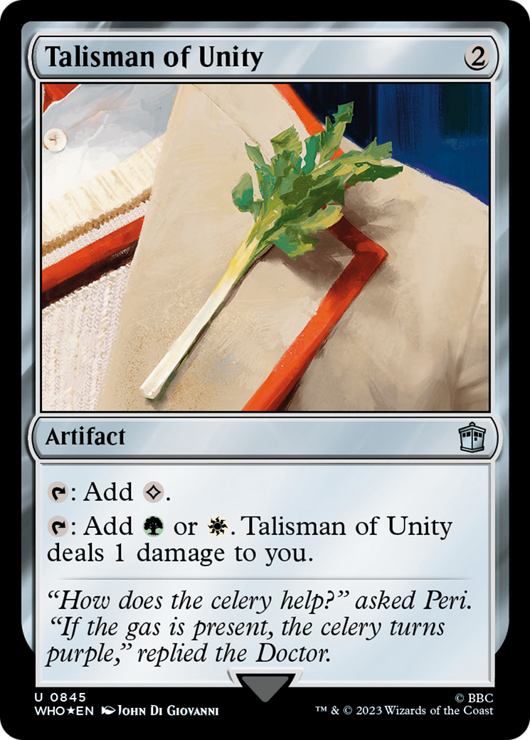 Talisman of Unity (Surge Foil) [Doctor Who] | Gear Gaming Bentonville