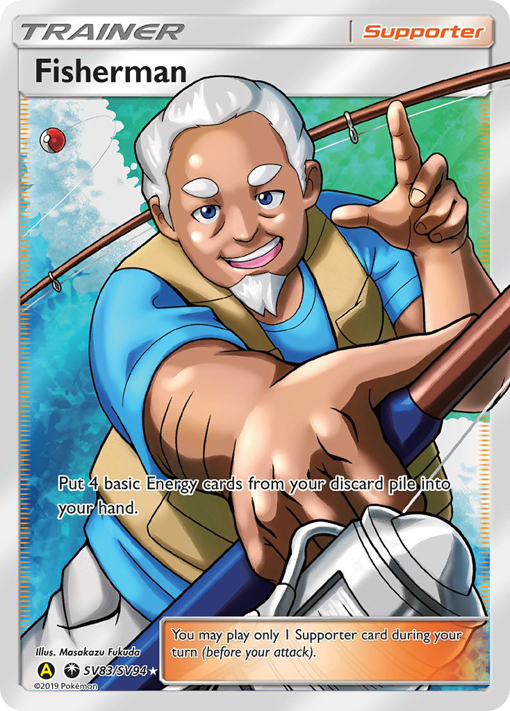 Fisherman (SV83/SV94) [Sun & Moon: Hidden Fates - Shiny Vault] | Gear Gaming Bentonville