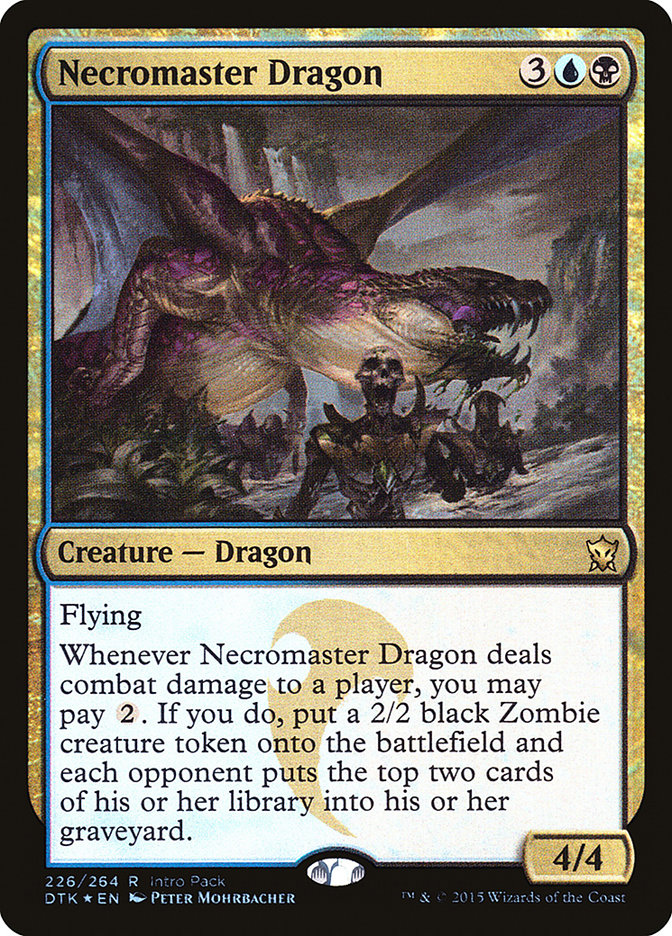 Necromaster Dragon (Intro Pack) [Dragons of Tarkir Promos] | Gear Gaming Bentonville