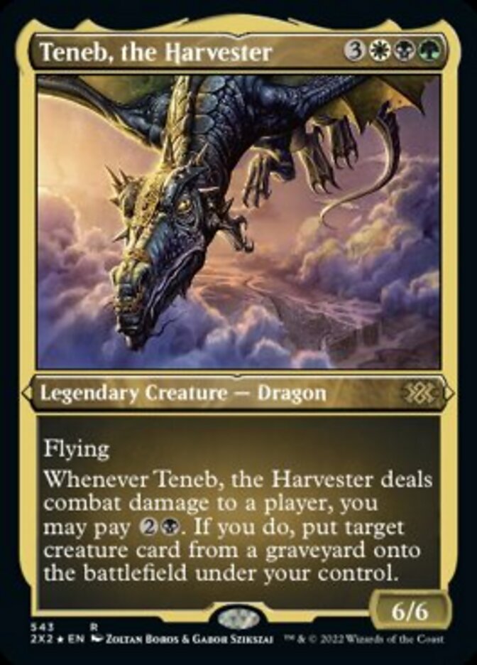 Teneb, the Harvester (Foil Etched) [Double Masters 2022] | Gear Gaming Bentonville