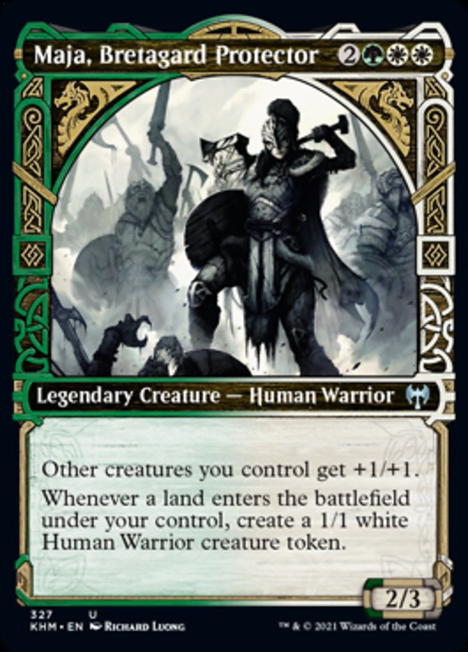 Maja, Bretagard Protector (Showcase) [Kaldheim] | Gear Gaming Bentonville
