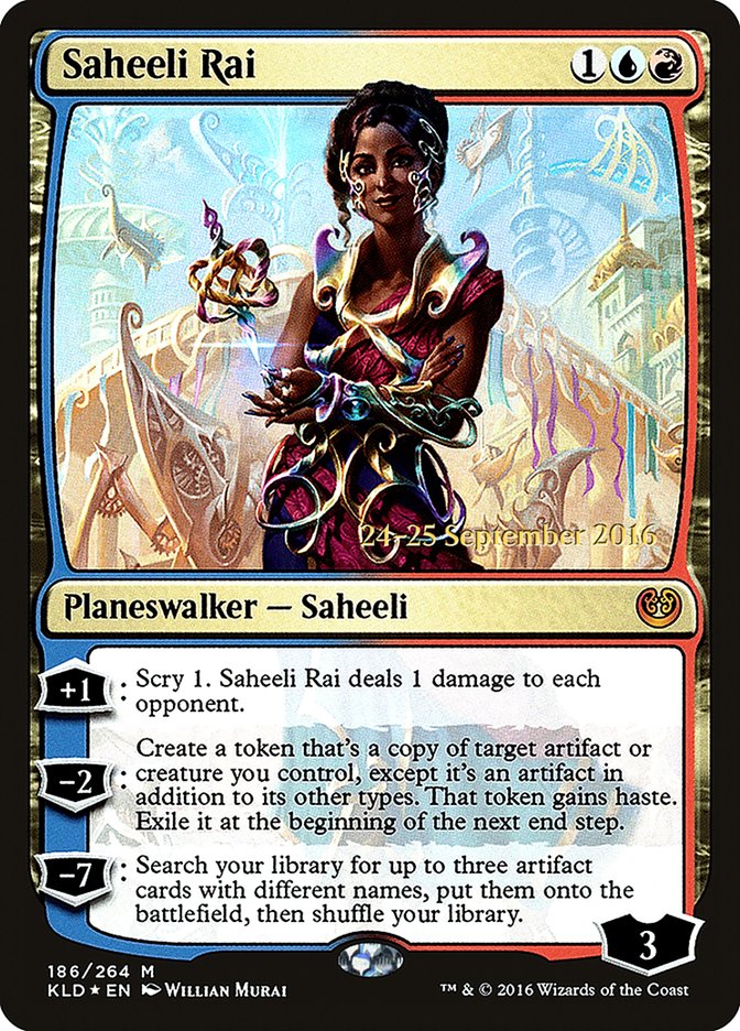 Saheeli Rai [Kaladesh Prerelease Promos] | Gear Gaming Bentonville