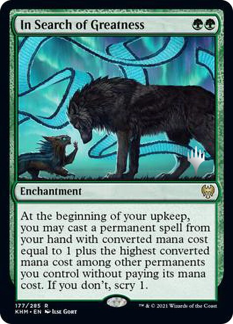 In Search of Greatness (Promo Pack) [Kaldheim Promos] | Gear Gaming Bentonville