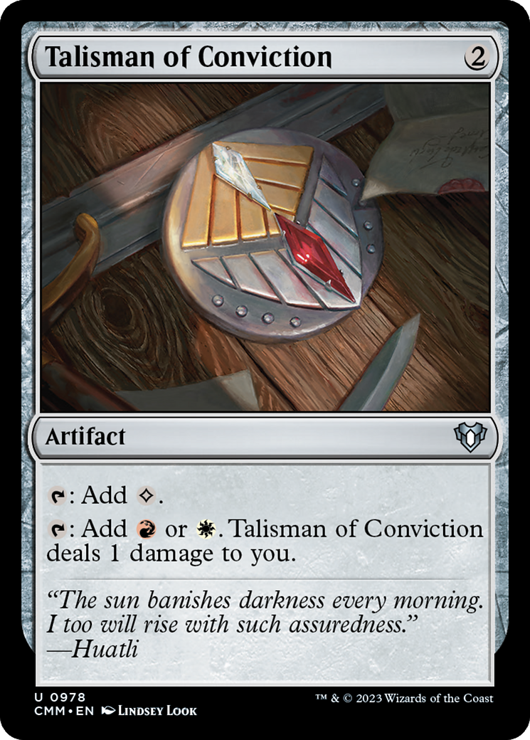 Talisman of Conviction [Commander Masters] | Gear Gaming Bentonville